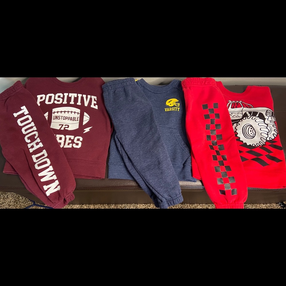 3 toddler sweatpants jogger sets by Graniamal